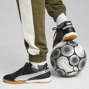Puma KING MATCH Sneakers Black White and Tan Size 8